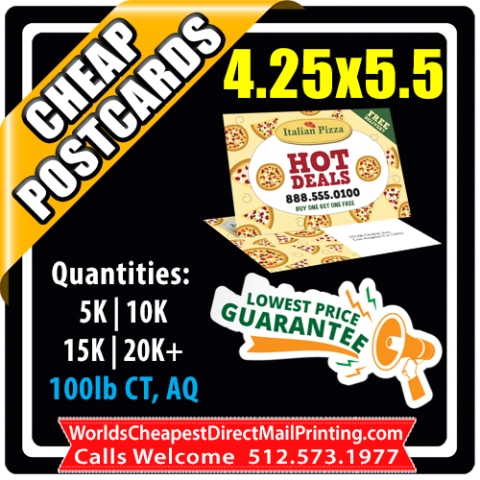 4.25x5.5 Postcards & Rackcards - 4.25x5.5
