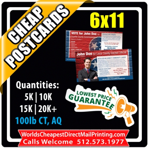 6x11 Postcards & Rackcards - 6x11